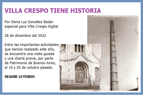 VILLA CRESPO TIENE HISTORIA